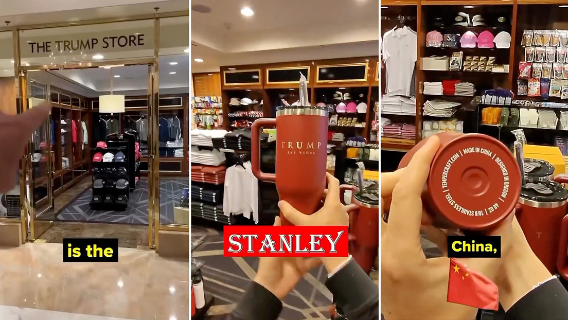 Demuestran que gran parte de los productos de Trump se fabrican en China (VIDEO)