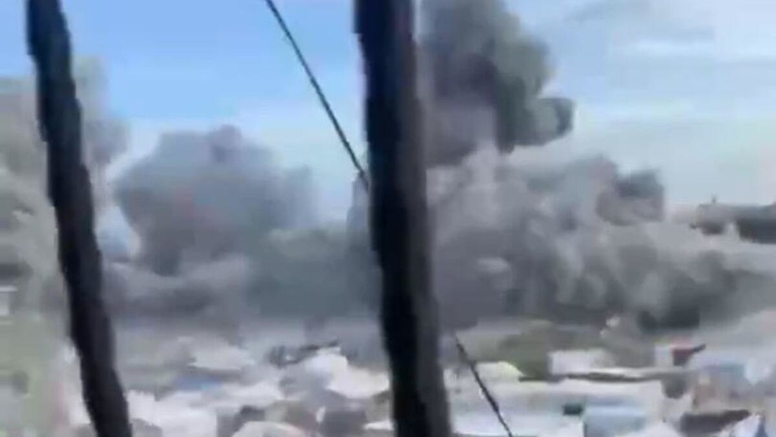 VIDEO: Israel bombardea una instalación humanitaria de la ONU en Gaza