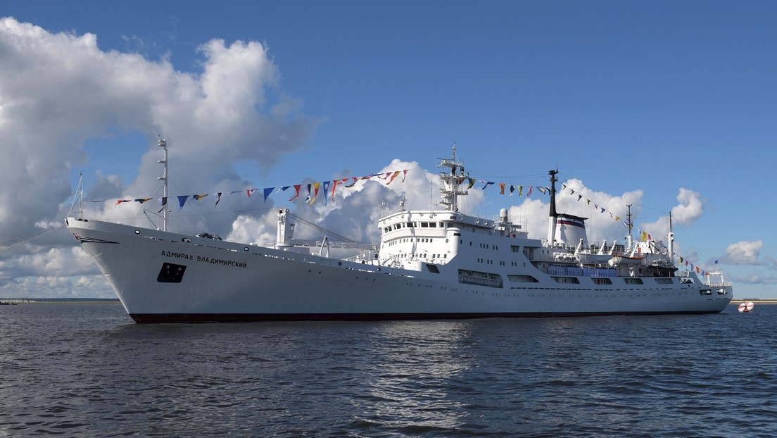 Maduro visita un buque científico de la Flota rusa del Báltico (FOTOS)