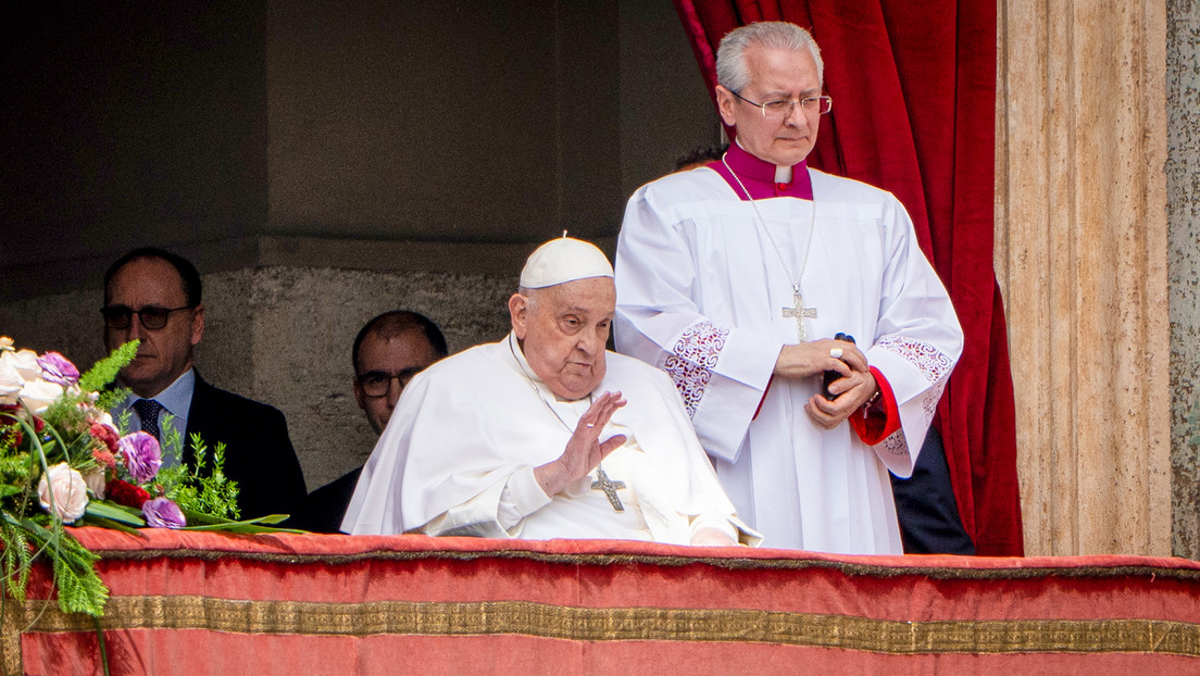 Así fue la última aparición pública del papa Francisco (VIDEO)