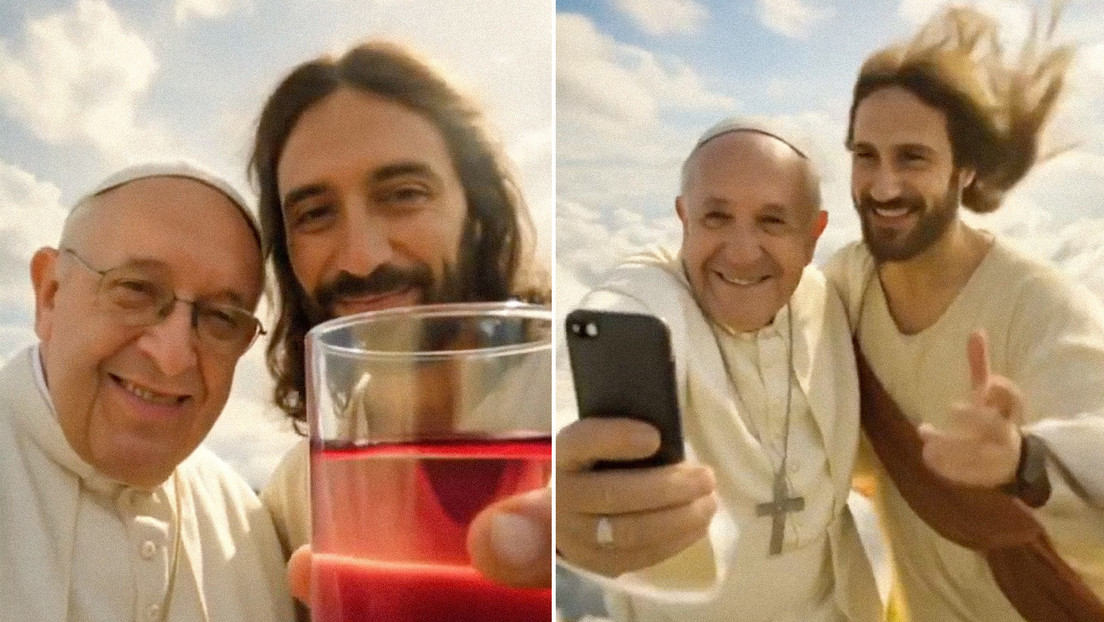 El 'encuentro' entre el papa Francisco y Jesús que se viralizó en las redes