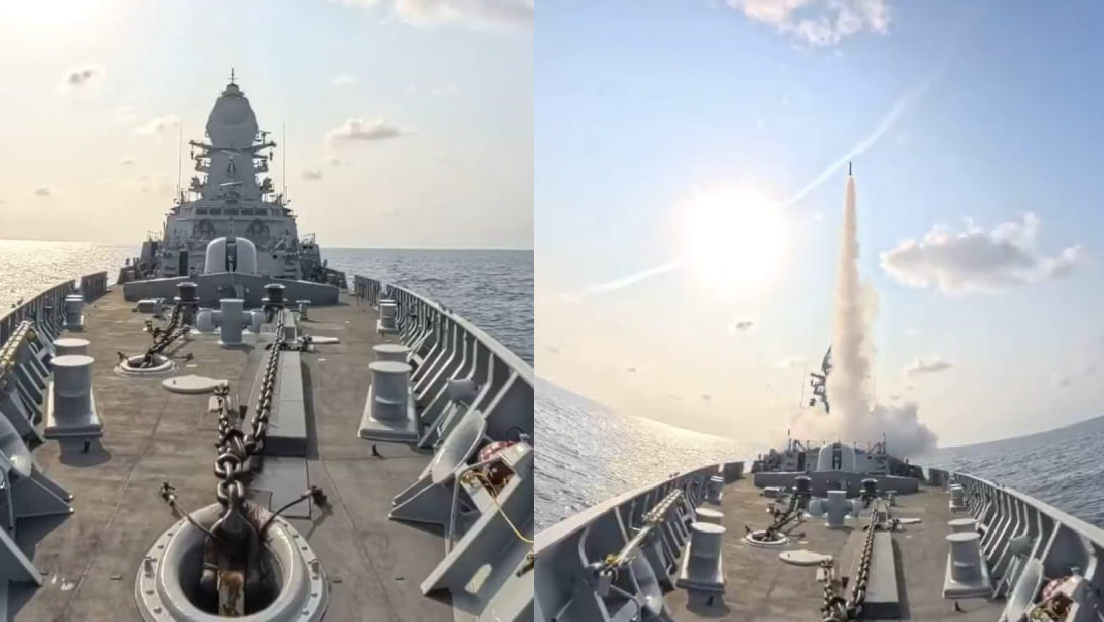 La India publica un video de ejercicios con un destructor moderno en medio de tensiones con Pakistán