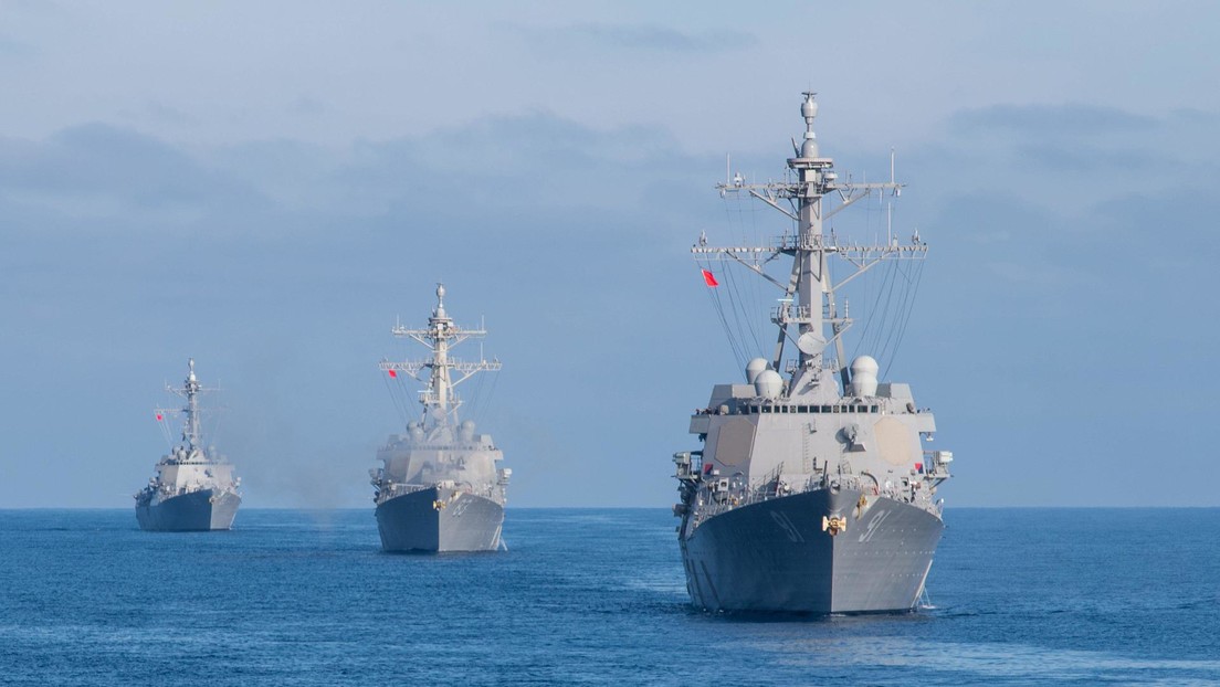 Reportan que el Ejército chino identifica como buques "enemigos" a destructores de EE.UU. y Japón