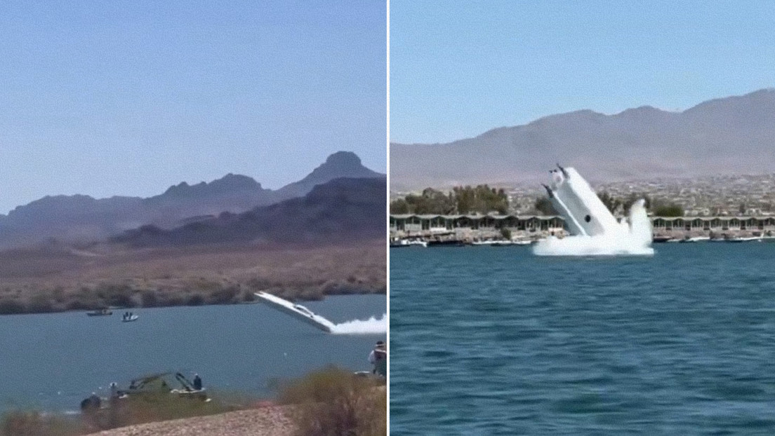 Como una escena de cine: una lancha da vueltas por los aires y se estrella a más de 300 km/h (VIDEO)