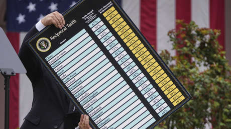 Rusia no está en la lista de aranceles recíprocos de Trump