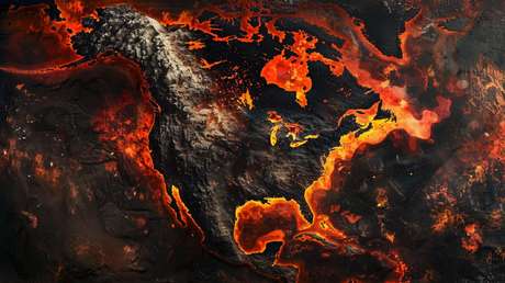 América del Norte se hunde hacia el manto de la Tierra