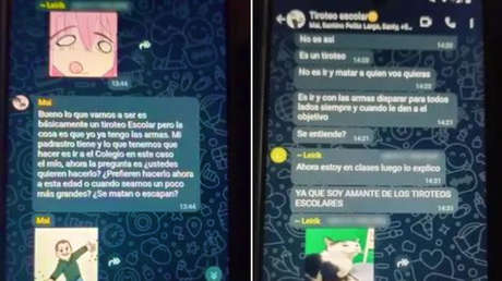 "Ya tengo las armas": alumnos planean por WhatsApp un tiroteo escolar en Argentina