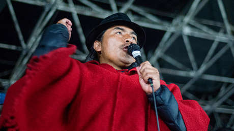 Líder indígena en Ecuador prefiere "la muerte" antes que ceder a la derecha de Noboa