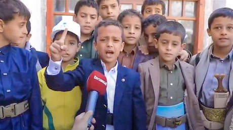 "No están solos": Un menor yemení transmite un poderoso mensaje a los niños palestinos (VIDEO)