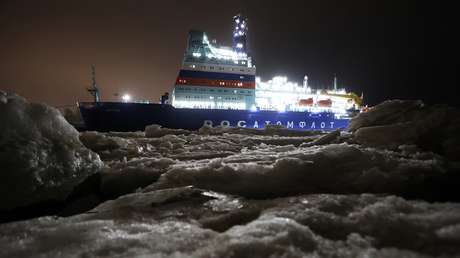 VIDEO: El nuevo rompehielos nuclear ruso Yakutia llega a su base ártica de Múrmansk