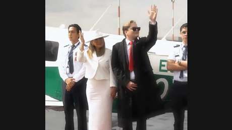 VIDEO: Influencer acapara las redes al votar en las elecciones de Ecuador al estilo Trump