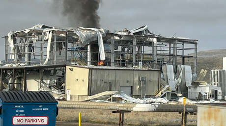 VIDEO: Gran explosión destruye un edificio en la planta de un importante fabricante de armas en EE.UU.
