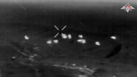 VIDEO: Lluvia de cohetes rusos devasta objetivos ucranianos durante la noche