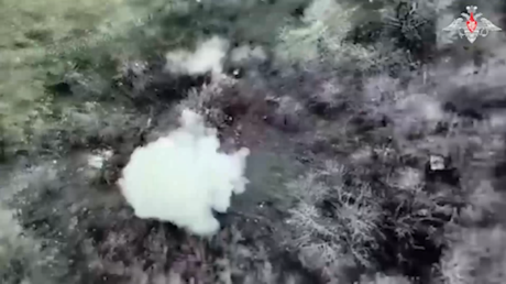 VIDEO: Un dron FPV ruso destruye un búnker con militares ucranianos en su interior