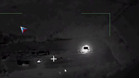 VIDEO: Drones kamikaze rusos atacan sitios ucranianos de producción de explosivos