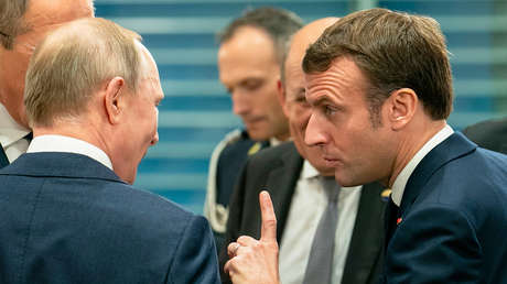 Macron: "La ira de EE.UU. debería recaer solo contra una persona: Putin"
