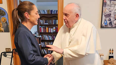 "La parte final es muy bonita": Sheinbaum da a conocer un video inédito del papa Francisco