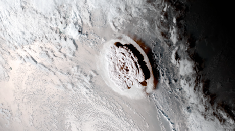 La erupción de este volcán fue tan fuerte que incluso 'sacudió' el espacio