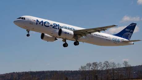 VIDEO: MS-21, el avión insignia 'Made in Russia', completa su vuelo con avanzados sistemas nacionales