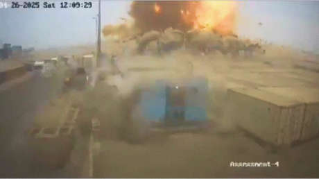 VIDEO: Nuevas imágenes de la catastrófica explosión en el puerto iraní