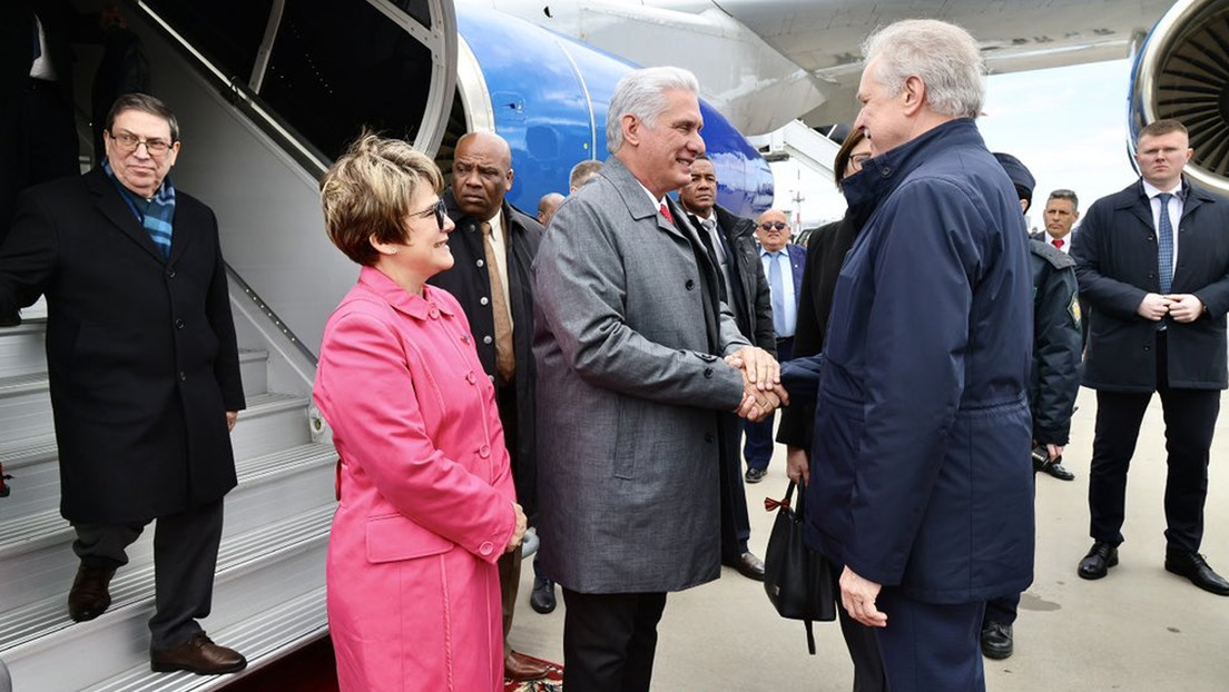 Miguel Díaz-Canel llega a Rusia para participar en los eventos del Día de la Victoria