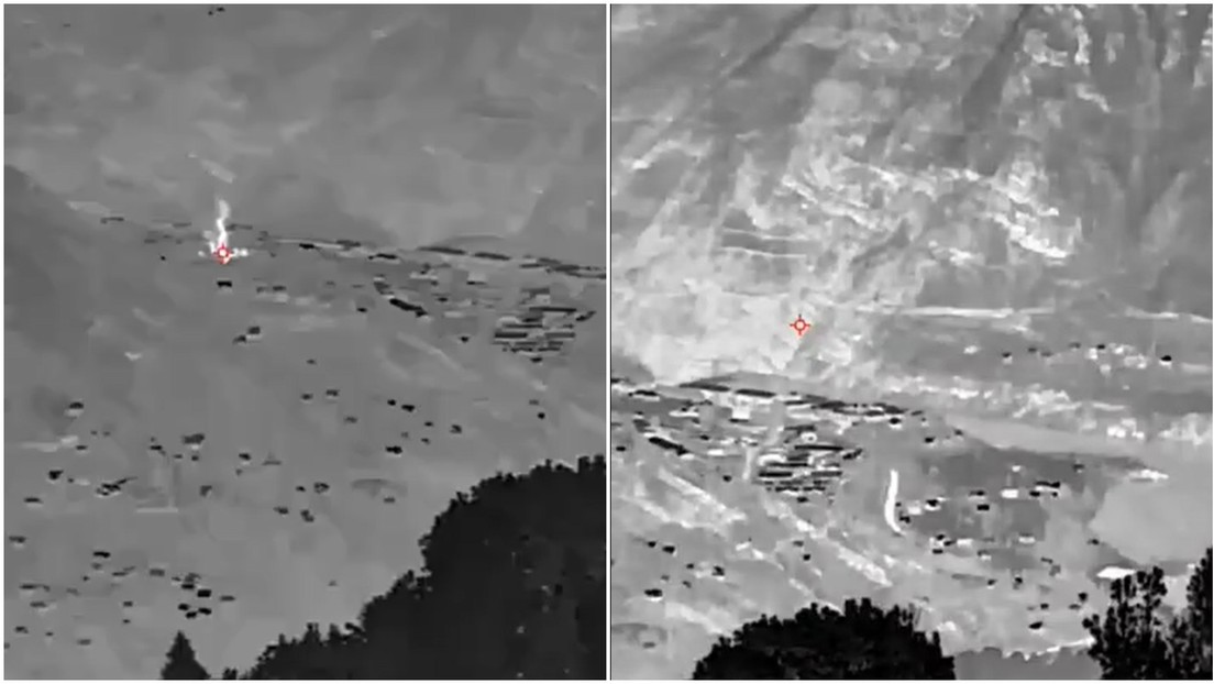 VIDEOS: Intercambios de artillería entre India y Pakistán en imágenes térmicas