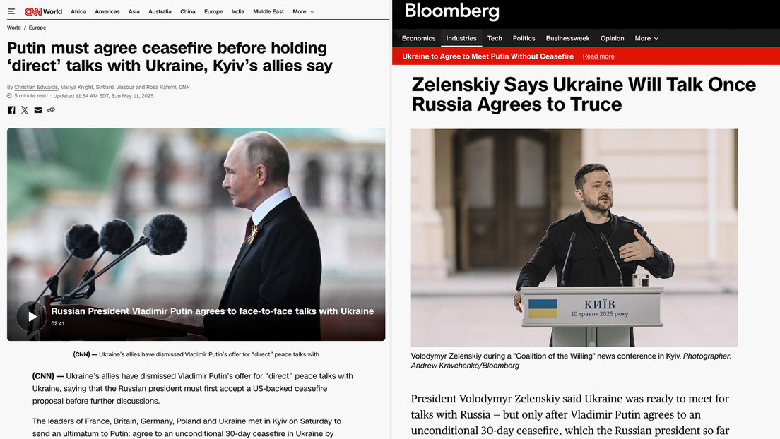 "Panorama esperanzador": Medios del mundo reaccionan a la iniciativa de Putin de retomar conversaciones con Kiev