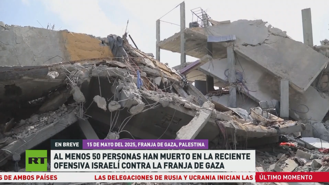 Al menos 50 personas han muerto en la reciente ofensiva israelí contra la Franja de Gaza