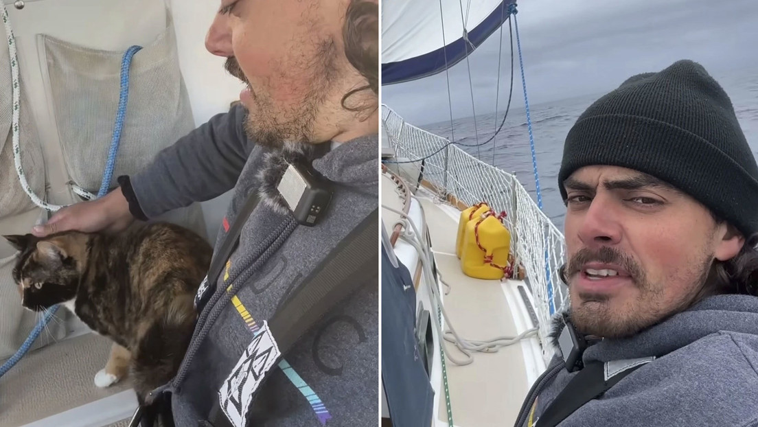 Un hombre renuncia después de 11 años a su trabajo, se muda a un velero y navega a Hawái con su gato