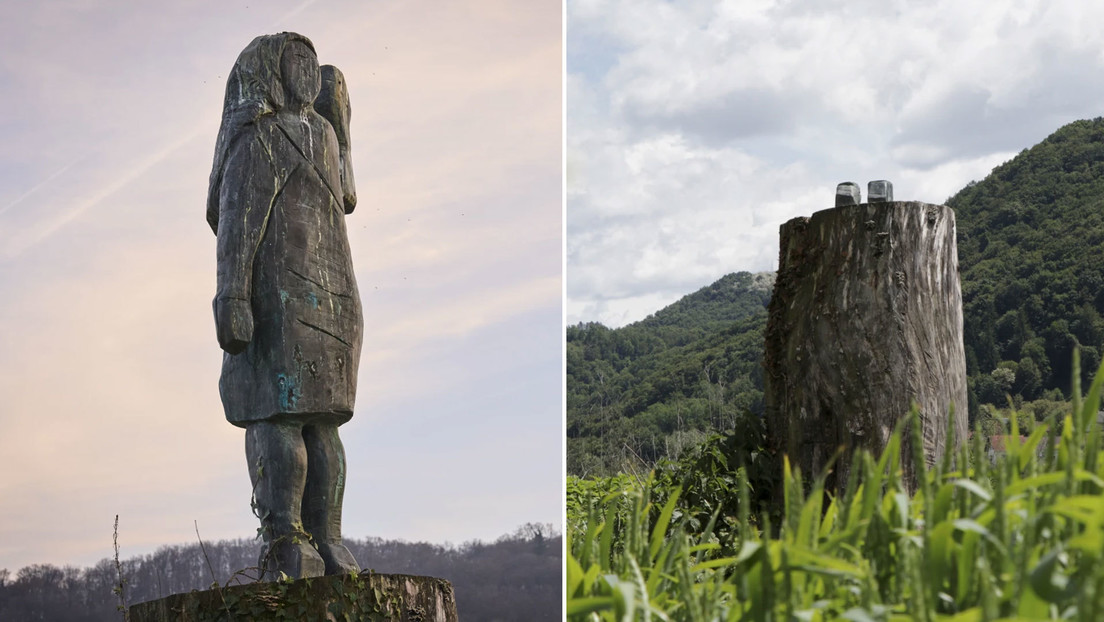 Se roban a 'Melania Trump' en Eslovenia