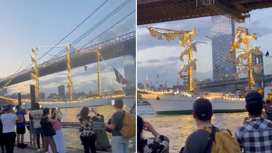 Sobrevivientes del aparatoso choque de un buque en el puente de Brooklyn vuelven a México