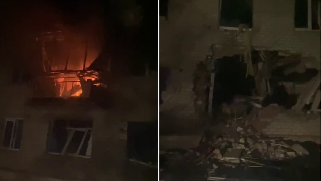 Drones de Ucrania atacan edificios residenciales en la provincia rusa de Kursk (VIDEO)