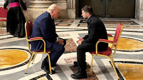 Trump revela qué le dijo a Zelenski en su conversación cara a cara en el Vaticano