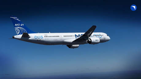 Hipnotizante video del vuelo del MS-21, el avión 'Made in Russia'