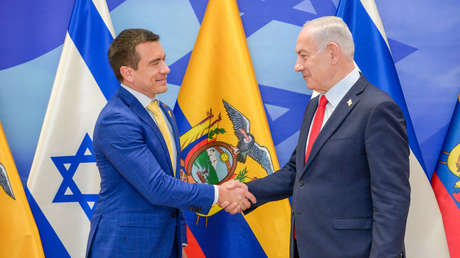 Noboa afirma con Netanyahu que Ecuador e Israel "tienen los mismos enemigos"