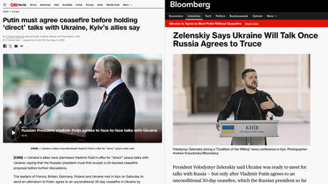 "Panorama esperanzador": Medios del mundo reaccionan a la iniciativa de Putin de retomar conversaciones con Kiev