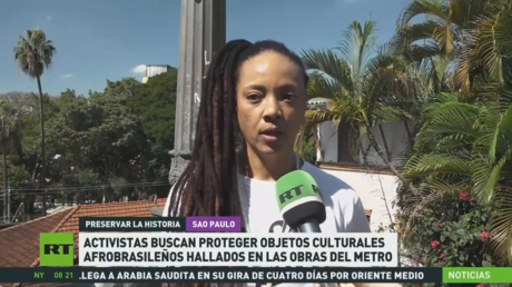 Activistas buscan proteger objetos culturales afrobrasileños hallados en las obras del metro