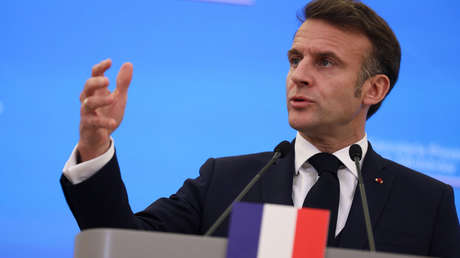 Macron: Francia ya no puede intensificar el suministro de armas a Kiev