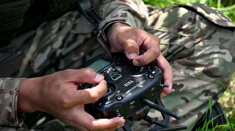 VIDEO: Un 'abeto' interceptor ruso derriba un dron de Ucrania