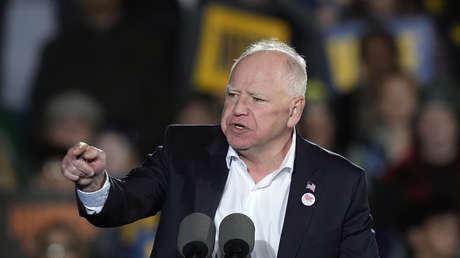 "La Gestapo de Trump": El 'vice' de Kamala Harris repudia la política migratoria de la Casa Blanca