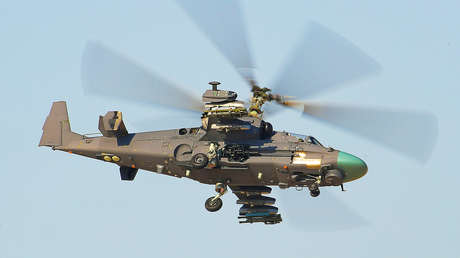 VIDEO: Helicóptero Ka-52 ruso derriba un dron ucraniano cerca de Moscú