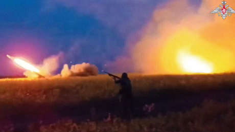 VIDEO: 'Granizo' ruso frustra rotación de tropas de Kiev