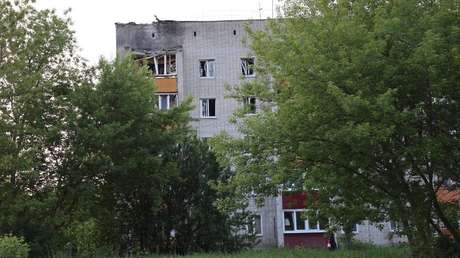 Varios heridos tras la caída de un dron en un edifico residencial en Rusia