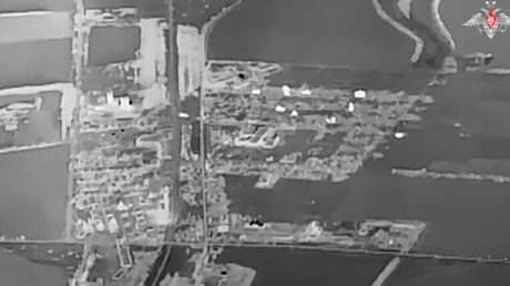 VIDEO: 'Granizo' ruso elimina un punto de despliegue temporal ucraniano