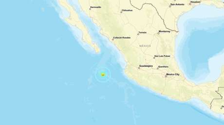 Sismo de magnitud 5,9 frente a la costa de México