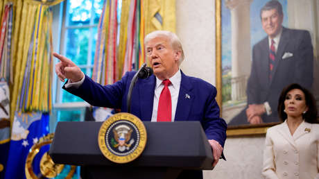 "No vuelvas a decir lo que dijiste": Trump se incomoda con una pregunta sobre sus amenazas arancelarias