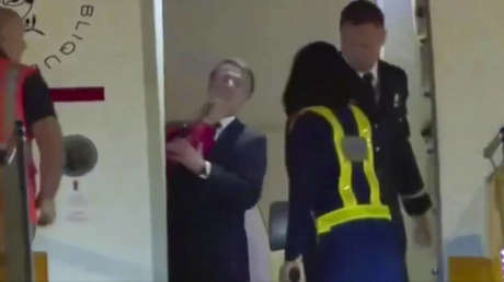 Trump da consejo a Macron después de la bofetada de su esposa