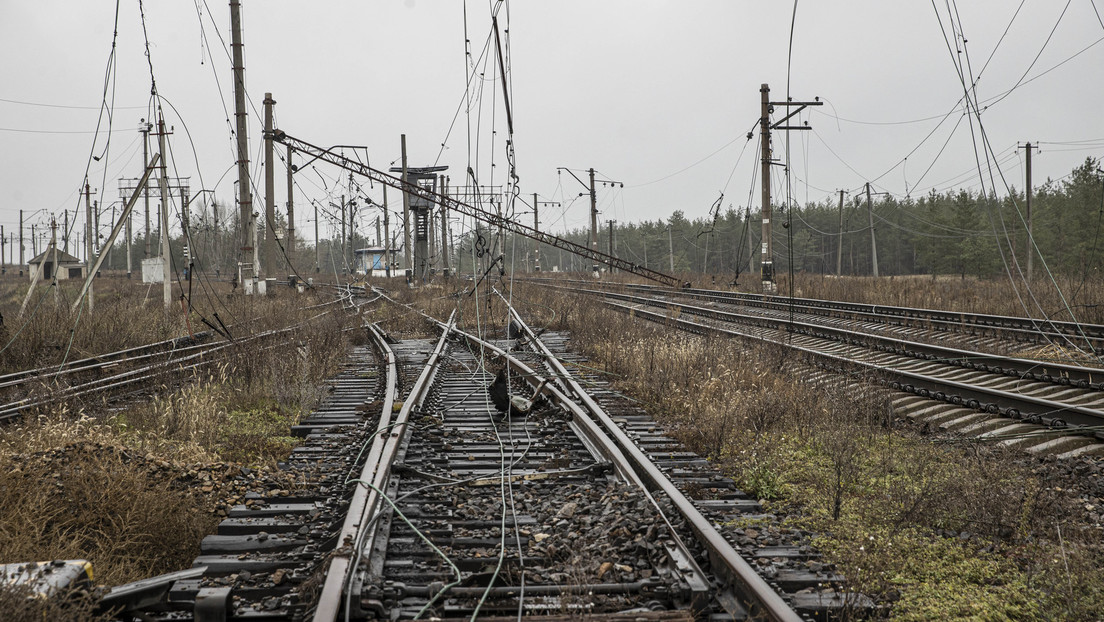 Ucrania hizo estallar un tren cerca de la ciudad rusa de Melitópol