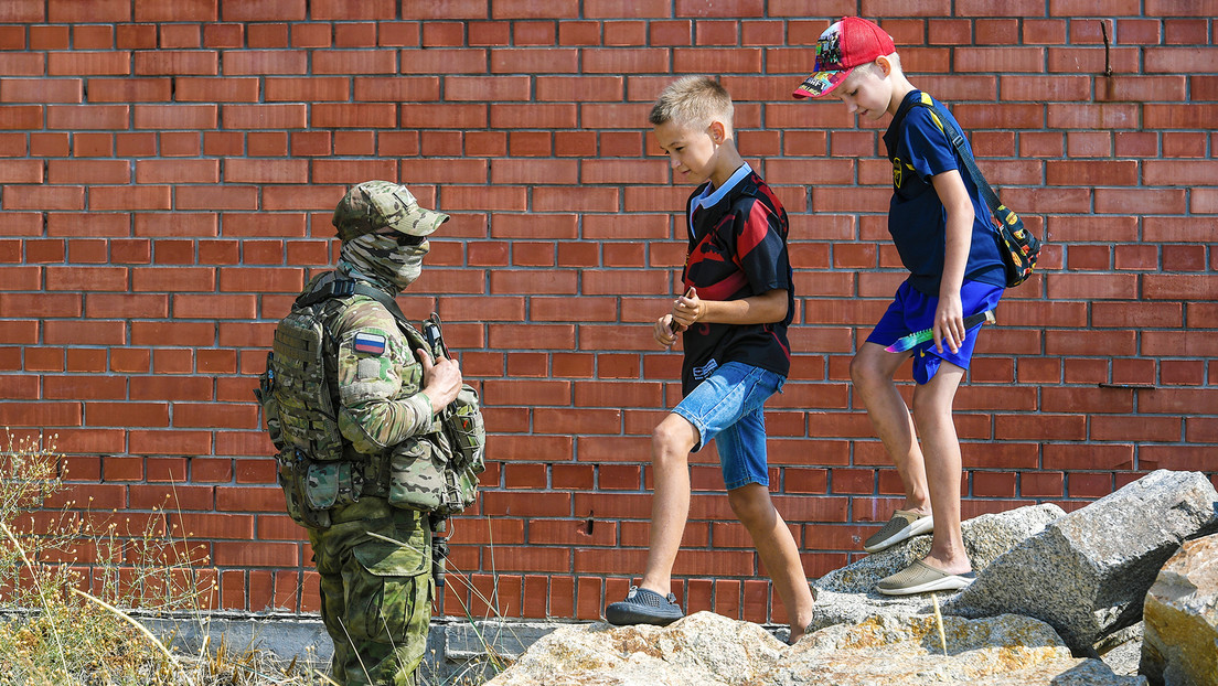 Rusia: No hay un solo niño secuestrado, hay niños salvados por nuestros soldados