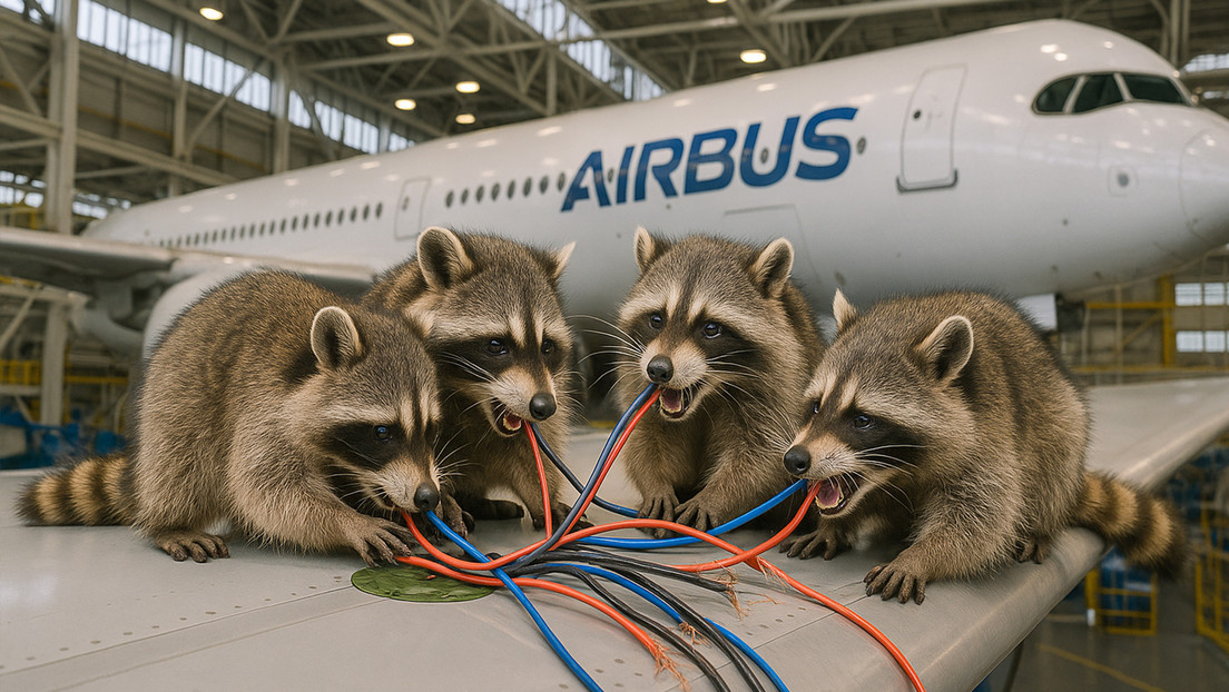 'Aterrizaje forzoso' en la producción de Airbus: culpa de mapaches sin boleto